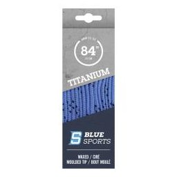 Tkaničky do bruslí Blue Sports Titanium Light Blue 108 palců = 274cm