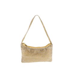 Kabelka 22x13 cm, barva 2 zlatá sv.