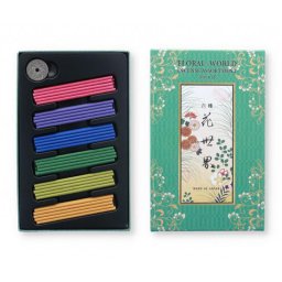 Japonské vonné tyčinky Floral World - dárkový set 60 ks