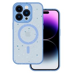 Tel Protect Magnetic Splash Frosted Case iPhone 15 Plus - Světle modré