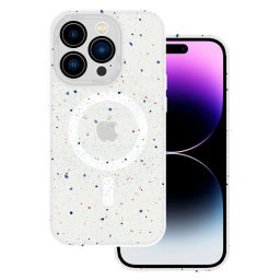 Tel Protect Magnetic Splash Frosted Case iPhone 15 - Bílé