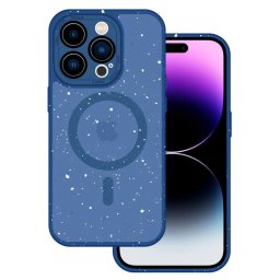 Tel Protect Magnetic Splash Frosted Case iPhone 15 - Tmavě modré