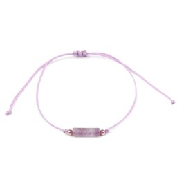 Náramek shamballa se skleněným korálkem, barva 4 fialová lila