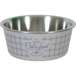 Miska nerez FOOD CAT 400ml růžová