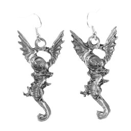 náušnice Dragon - PSY1056
