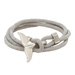 Gaira® Náramek Stříbrná ploutev 3223, Barva šedá