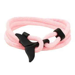 Gaira® Náramek Černá ploutev 3210, Barva růžová