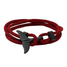 Gaira® Náramek Černá ploutev 3210, Barva vínová