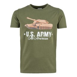 Triko dětské U.S. ARMY TANK krátký rukáv vel. 98-104