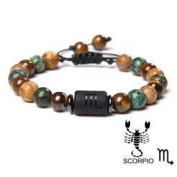 Gaira® Náramek Zodiac 30172, Znamení zvěrokruhu Štír