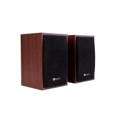 C-TECH SPK-09, 2.0, dřevěné, USB