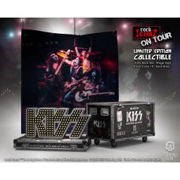 dekorace Kiss - Rock Ikonz - On Tour Road Case + Stage Backdrop Set Alive! Tour - KNBZ-KISSCASE100