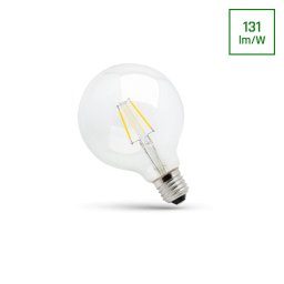 SPECTRUMLED LED GLOB G125 E-27 230V 8W COG Neutrální bílá CLEAR SPECTRUM