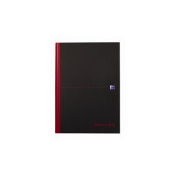 OXFORD Black n Red Záznamová Kniha A4 čtverečkovaná