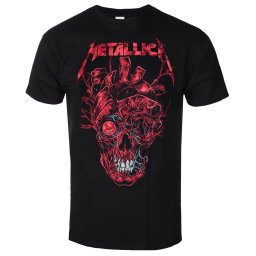 tričko pánské Metallica - Heart Skull - ROCK OFF - METTS40MB03