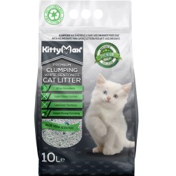 KittyMax Premium bentonit S VŮNÍ aloe vera 10 l 'NELZE ZASLAT V BALÍKU'