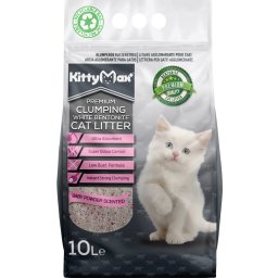 KittyMax Premium bentonit S VŮNÍ baby powder 10 l 'NELZE ZASLAT V BALÍKU'