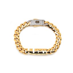 Monaco Chain náramek Classic Plain Pavé lock 9,5 mm IZ30223N