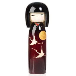 Japonská panenka Kokeshi Yuzuru 24 cm