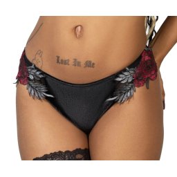 kalhotky dámské KILLSTAR - Pandora's Roses - Black - KSRA010240