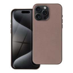 Pouzdro Woven Mag Cover na iPhone 15 Pro Max - světle hnědé