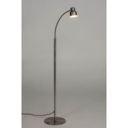 Stojací designová lampa Silver Yalle