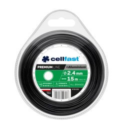Cellfast Žací lanko kulaté PREMIUM + hliníkové částice 2,4mm x 15m 35-033-CF