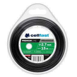 Cellfast Žací lanko kulaté PREMIUM + hliníkové částice 2,7mm x 15m 35-035-CF
