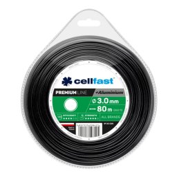 Cellfast Žací lanko kulaté PREMIUM + hliníkové částice 3,0mm x 80m 35-039-CF