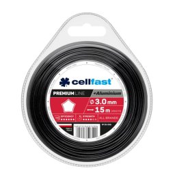 Cellfast Žací lanko hvězda PREMIUM + hliníkové částice 3,0mm x 15m 35-056-CF