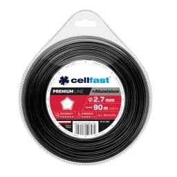 Cellfast Žací lanko hvězda PREMIUM + hliníkové částice 2,7mm x 90m 35-058-CF