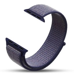 Řemínek iMore NYLON Apple Watch Series 1/2/3 42mm - Půlnočně modrý