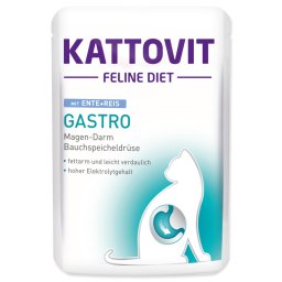 Kattovit Cat Gastro 85g kachna a rýže