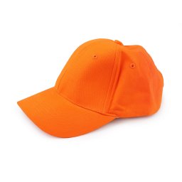 Bavlněná kšiltovka unisex vhodná k dozdobení, barva 14 oranžová reflexní