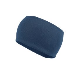 Bavlněná čelenka široká, barva 36 modrošedá tm.