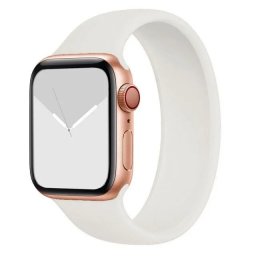 Řemínek iMore Solo Loop Apple Watch Series 9/8/7 45mm - Bílá (L)