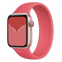 Řemínek iMore Solo Loop Apple Watch Series 9/8/7 45mm - Ibišková (L)
