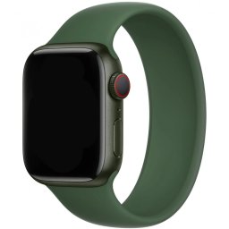 Řemínek iMore Solo Loop Apple Watch Series 9/8/7 45mm - Jetelově zelená (S)