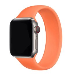 Řemínek iMore Solo Loop Apple Watch Series 9/8/7 45mm - Kumkvatově oranžová (M)