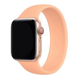 Řemínek iMore Solo Loop Apple Watch Series 9/8/7 45mm - Melounově oranžová (S)