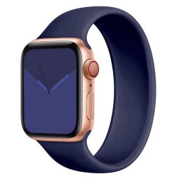 Řemínek iMore Solo Loop Apple Watch Series 9/8/7 45mm - Námořnická modrá (S)