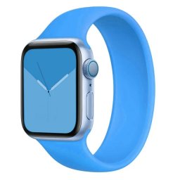 Řemínek iMore Solo Loop Apple Watch Series 9/8/7 45mm - Nebeská modř (L)