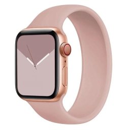 Řemínek iMore Solo Loop Apple Watch Series 9/8/7 45mm - Pískově růžová (L)