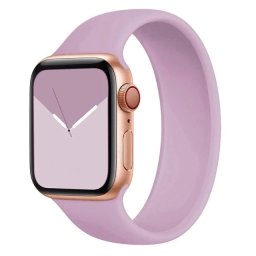 Řemínek iMore Solo Loop Apple Watch Series 9/8/7 45mm - Světle fialová (L)