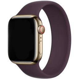 Řemínek iMore Solo Loop Apple Watch Series 9/8/7 45mm - Tmavě višňová (M)