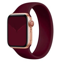 Řemínek iMore Solo Loop Apple Watch Series 9/8/7 45mm - Vínová (S)