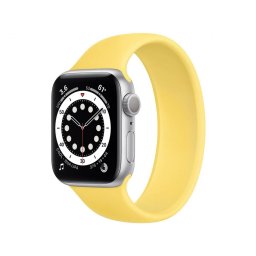 Řemínek iMore Solo Loop Apple Watch Series 9/8/7 45mm - Zázvorově žlutá (L)