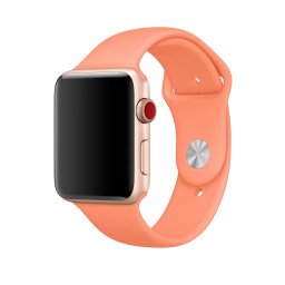 Řemínek iMore SmoothBand pro Apple Watch Series 9/8/7 (45mm) - Broskvový