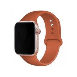 Řemínek iMore SmoothBand pro Apple Watch Series 9/8/7 (45mm) - Cihlový