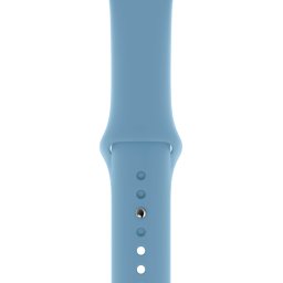 Řemínek iMore SmoothBand pro Apple Watch Series 9/8/7 (45mm) - Chrpově modrá